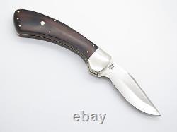 Vtg 1981 Case XX Sidewinder Folding Hunter Locking Knife Pat Pend 9 Dot & Sheath