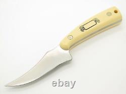 Vtg 1990 Limited Schrade 502SC Scrimshaw Sharpfinger Fixed Blade Hunting Knife