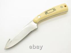 Vtg 1990 Limited Schrade USA 518SC Scrimshaw Fixed Blade Hunting Knife