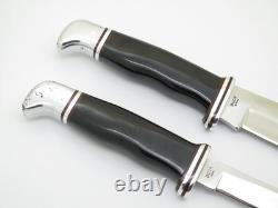 Vtg 2 Liner 1967-72 Buck 115 Twin Set 103 118 Fixed Blade Hunting Knife (#6052)