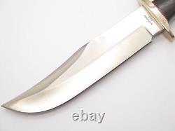 Vtg A. G. Russell 2003 Bowie Tak Fukuta Seki Japan Ebony AUS8 Fixed Hunting Knife