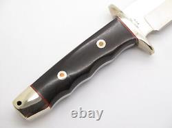 Vtg A. G. Russell 2003 Bowie Tak Fukuta Seki Japan Ebony AUS8 Fixed Hunting Knife