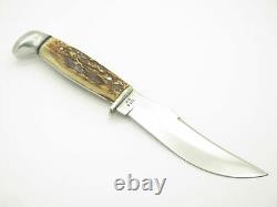 Vtg Case XX 523-5 SSP Bradford Centennial 1979 Stag Fixed 5 Blade Hunting Knife