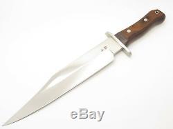 Vtg Early Al Mar Seki Japan 4009 Alaskan Bowie Fixed Blade Knife Coffin Handle