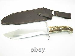 Vtg Hen & Rooster HR-0008 Toledo Spain Stag Hunting Fixed 9 Blade Knife