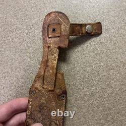 Vtg Henley & Co Solingen Germany Fixed Blade Knife Camping Scene Blade Stag