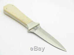 Vtg Khyber Ka-bar 2751 Seki Japan Micarta Dagger Fixed Blade Knife & Sheath