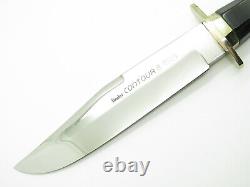 Vtg Linder Contour 8 Solingen Germany Blue Wood Fixed Blade Hunting Bowie Knife