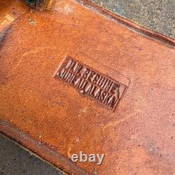 Vtg Merle W. Seguine / Ken Walker Fixed Blade Bone Handle Hunting Knife with Case