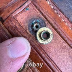 Vtg Merle W. Seguine / Ken Walker Fixed Blade Bone Handle Hunting Knife with Case