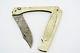 Vtg Old Marbles Msa Co M. S. A. Tri Fold Safety Folding Fish Fishing Hunting Knife