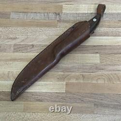 Vtg Original Russell Belt Knife RD-1958 Canada with Original Leather Sheath