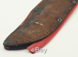 Vtg PIC Import Original Bowie Solingen 13138 Jigged Plastic Hunting Sheath Knife