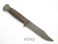 Vtg RH Pal 35 USN Mark 1 WWII Navy Fixed Blade Fighting Knife Scabbard