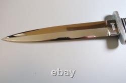 Vtg. Rehwappen Fixed Blade Dagger-Silingen Germany-Custom Ostrich Sheath