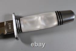 Vtg. Rehwappen Fixed Blade Dagger-Silingen Germany-Custom Ostrich Sheath