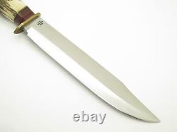 Vtg Rigid RG39 Rostfrei Italy Stag Hunting Fixed 8.25 Blade Knife