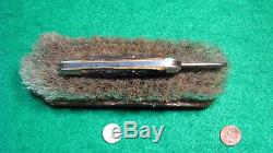 Vtg Sheath 1914 Pocket Blade MARBLES Safety Hunting Knife Orig Leather Fold case
