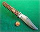 Vtg Sheath 1920's Blade Hunt USA UNION CUT KA-BAR Stag Knife 1 western Fold Case