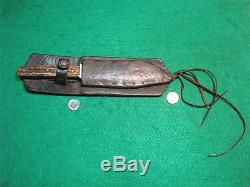 Vtg Sheath 1920's Blade Hunt USA UNION CUT KA-BAR Stag Knife 1 western Fold Case