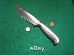 Vtg Sheath Hunt Blade F BARTEAUX Alum WW2 Knife RichtigMooreMurphy w Fold case