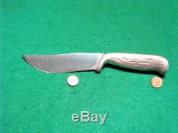 Vtg Sheath Hunt Blade F BARTEAUX Alum WW2 Knife RichtigMooreMurphy w Fold case