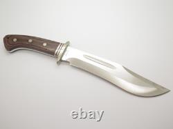 Vtg Tak Fukuta Grizzly Seki Japan (Rigid RG62) Bowie AUS8 Fixed Hunting Knife