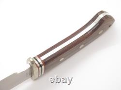 Vtg Tak Fukuta Grizzly Seki Japan (Rigid RG62) Bowie AUS8 Fixed Hunting Knife