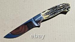 Vtg USA Schrade D'holder Knife & Sheath Hunting Club Lifetime Member 0368 Named