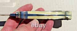 Vtg USA Schrade D'holder Knife & Sheath Hunting Club Lifetime Member 0368 Named