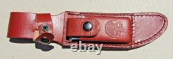 Vtg USA Schrade D'holder Knife & Sheath Hunting Club Lifetime Member 0368 Named