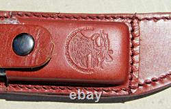 Vtg USA Schrade D'holder Knife & Sheath Hunting Club Lifetime Member 0368 Named