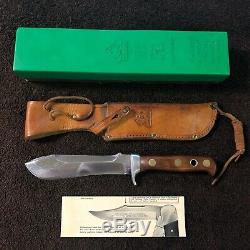 Vtg Used Puma White Hunter 6399 Fixed Blade Hunting Knife-leather Sheath-in Box