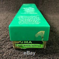 Vtg Used Puma White Hunter 6399 Fixed Blade Hunting Knife-leather Sheath-in Box