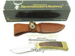 Vtg c. 1980 Browning USA Sportsman 3018217 Tracker Fixed Blade Hunting Knife