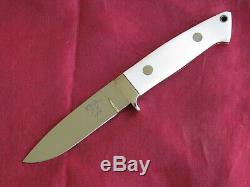 W C Davis Custom Handmade Loveless Style Drop Point Hunting Knife