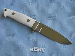 W C Davis Custom Handmade Loveless Style Drop Point Hunting Knife