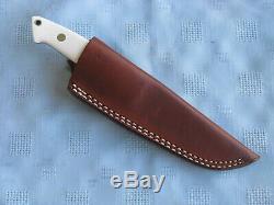 W C Davis Custom Handmade Loveless Style Drop Point Hunting Knife