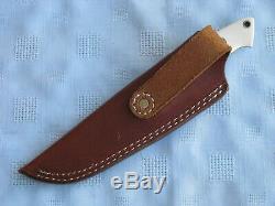 W C Davis Custom Handmade Loveless Style Drop Point Hunting Knife