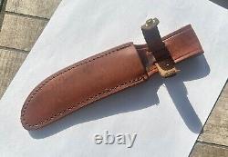 W. Clauberg Stag Handle Hunting Knife and Sheath Excellent Condition