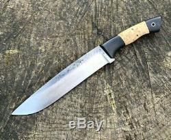 WA Surls Knife Hunter Burl Inlay Black Micarta Fiddleback Forge WAS Knives 13