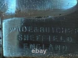 WADE & BUTCHER Sheffield England XCD Exceed 10 hunting knife leather sheath