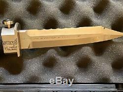 WASP Scuba Diving Hunting Fishing C02 Knife With Case. Sharp And Crazy Deadly