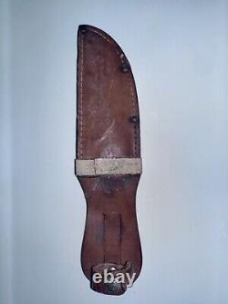 WESTERN Hunting Knife, Boulder, Colorado & Sheath PAT NO. 1,967,479 Vintage