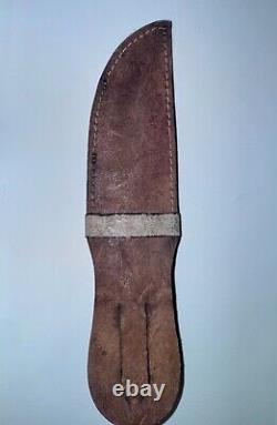 WESTERN Hunting Knife, Boulder, Colorado & Sheath PAT NO. 1,967,479 Vintage