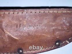 WESTERN Hunting Knife, Boulder, Colorado & Sheath PAT NO. 1,967,479 Vintage