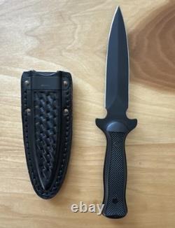 WESTERN USA 777 Stainless Hunting Side Boot Knife Dagger L Sheath VTG Excellent