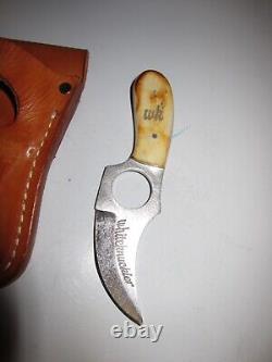 WHITEKNUCKLER Skinner Hunting Knife & Sheath, WHITE KNUCKLER WK