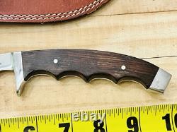 WINGEN OTHELLO SAFARI HUNTING KNIFE NO. 4414 HANDMADE With SHEATH SOLINGEN GERMANY
