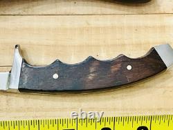 WINGEN OTHELLO SAFARI HUNTING KNIFE NO. 4414 HANDMADE With SHEATH SOLINGEN GERMANY
